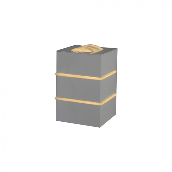 Arandela Ideal Flash Lente Sol Dois Frisos 1L G9 100x150x110mm 985-LL