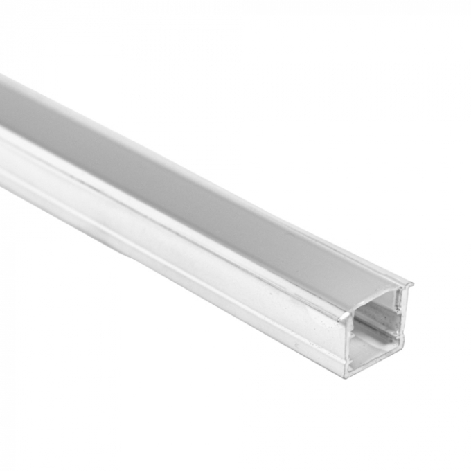 Perfil de Embutir Nordecor 15x12mm Barra de 2 metros Branco 4300