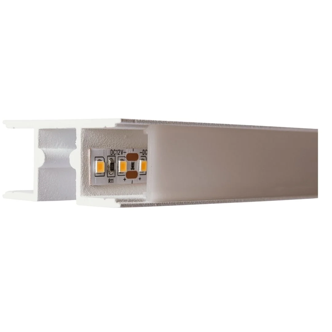 Sistema Usina Linear Sobrepor Double Difusor (Somente Perfil) 50x24x2000mm 30650/2000