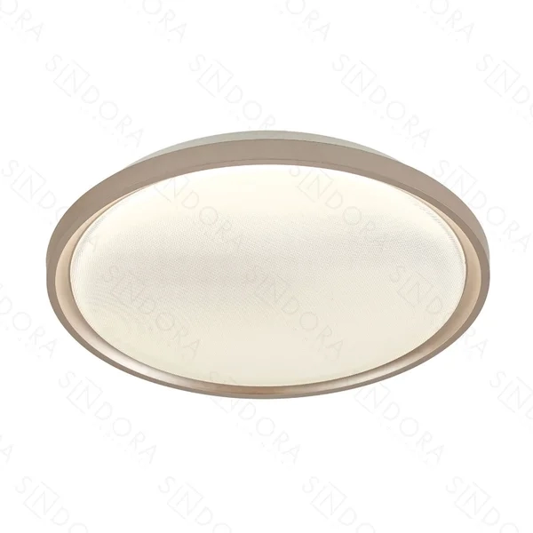 Plafon Sindora Metal Dourado Acrílico 45 watts 3000K 4500K 6000K Ø500mm DCX02334