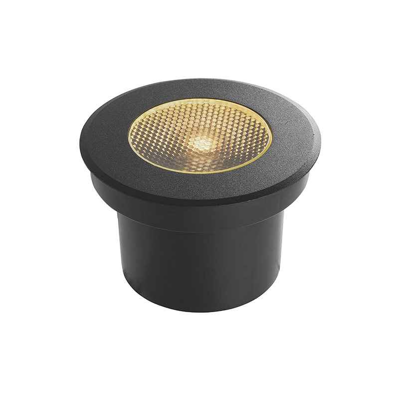 Embutido de Solo Nordecor Senf 20 watts 24° 2700K IP67 Preto Bivolt IRC90 Ø133x100mm 6851