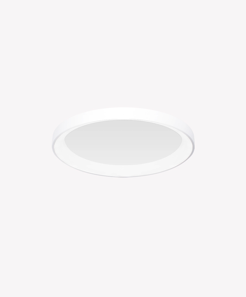 Plafon Sobrepor Opus LED Round Branco 28 watts 3000K Bivolt Ø380x65mm OPS 85476