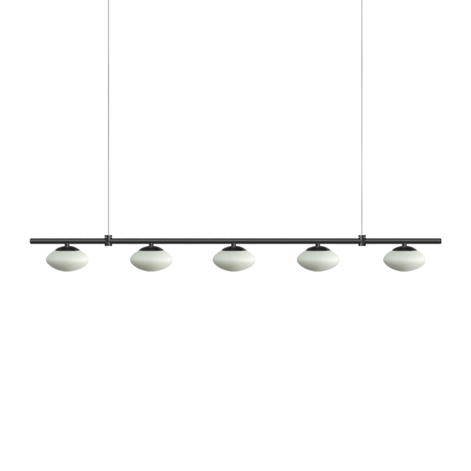 Pendente Itamonte Odi Alumínio e Vidro Fosco 20 watts 3000K 1200x130mm 559-301 559-302