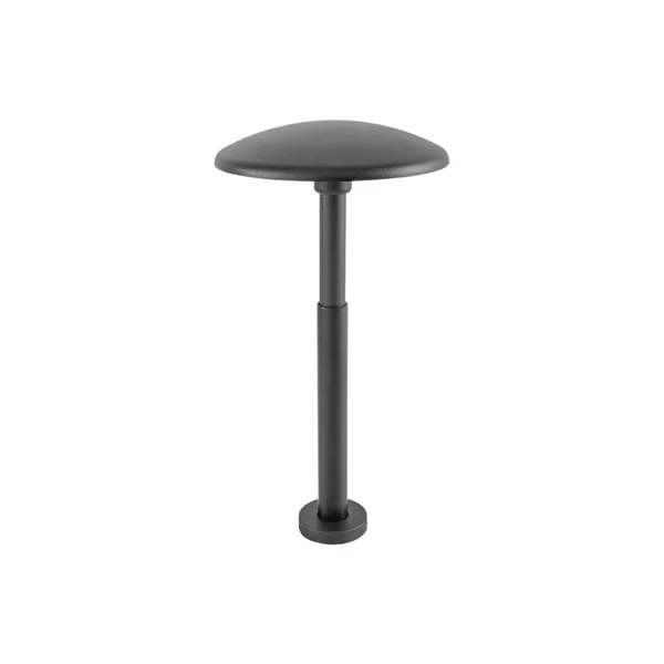 Poste Balizador Interlight Pilz Preto 8 watts IRC90 IP65 2700K Bivolt Ø180mm Altura Regulável  900-1435mm 7382