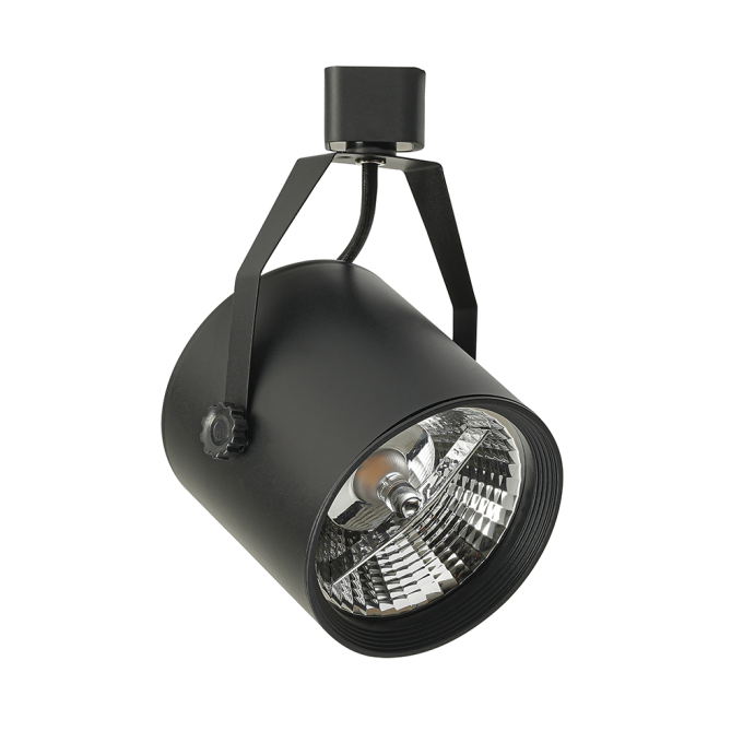 Spot para Trilho Nordecor Lille Preto AR111 Ø111x112x150mm 6860