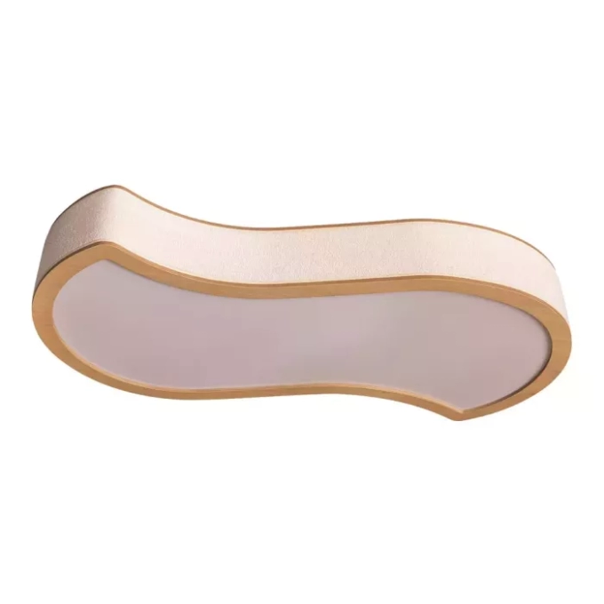 Plafon Madelustre Orgânico Tecido Boucle 20 watts 3000K 1000x130mm 3421NA/88