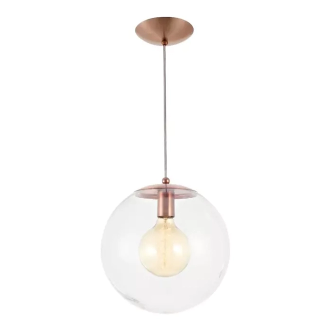 Pendente Madelustre Esphera Cristal 1L E27 Fio de 4 metros Ø300mm 2783/94/4M