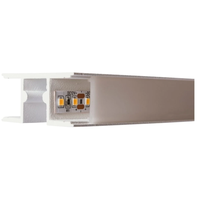 Sistema Usina Linear Sobrepor Double Difusor (Somente Perfil) 50x24x1000mm 30650/1000
