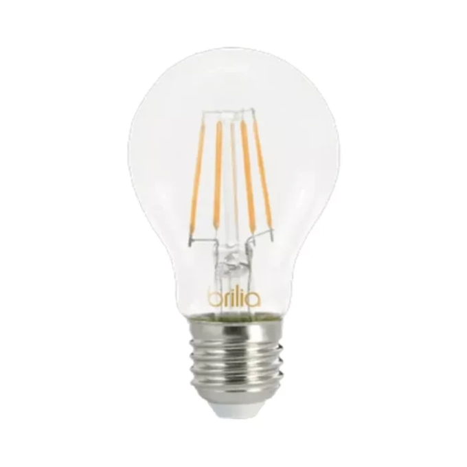 Lâmpada Brilia Bulbo Filamento E27 4,5 watts Âmbar Bivolt 280° Ø60x104mm 304062