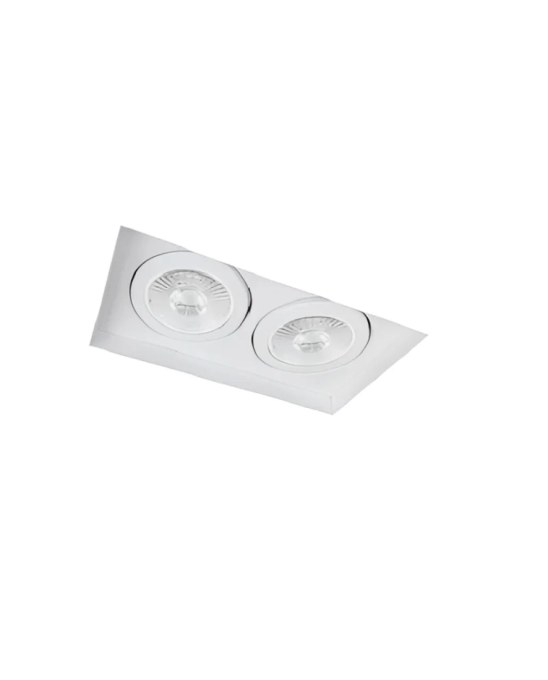 Embutido No Frame Usina Grid Retangular 2L AR70 209x115mm NF 352 2P