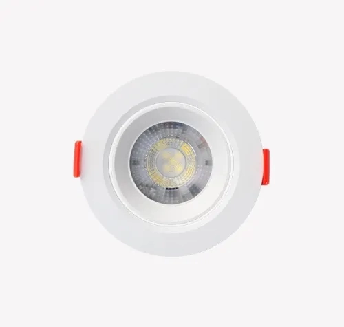 Spot de Embutir Opus Redondo 5 watts 3000K 38° IP20 Branco Bivolt Ø90mm OPS 87609