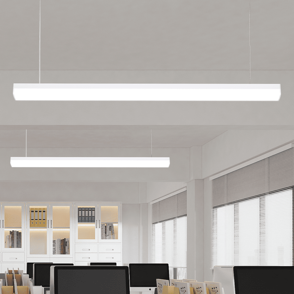 Luminária Led Nordecor Huli 36 watts 3000K Branco Bivolt 1200x60x45mm 4284