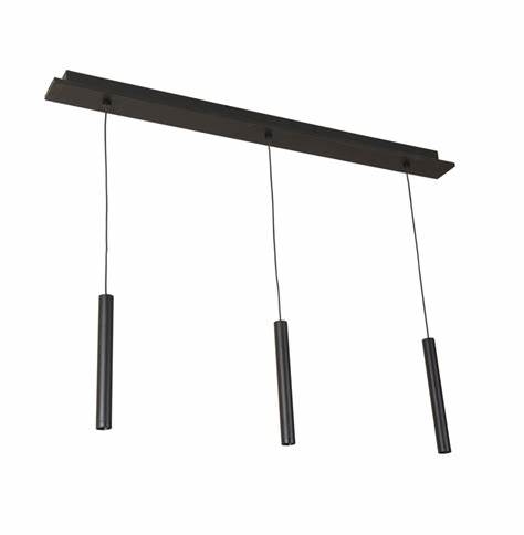 Plafon Usina Pegasus 106,2 watts 3000K com Pendente Palito 160mm 2040X50mm 19501/203LED3