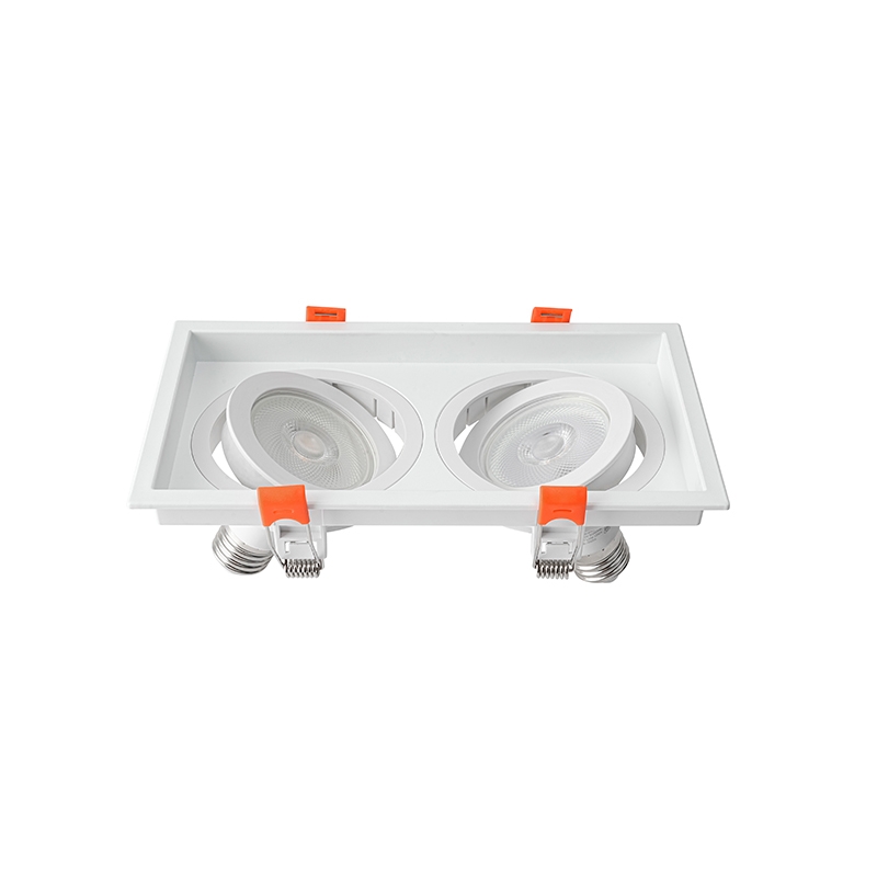 Spot Embutir Nordecor Loyo 2L Dicroica MR16 Branco 218x120x15mm 6822