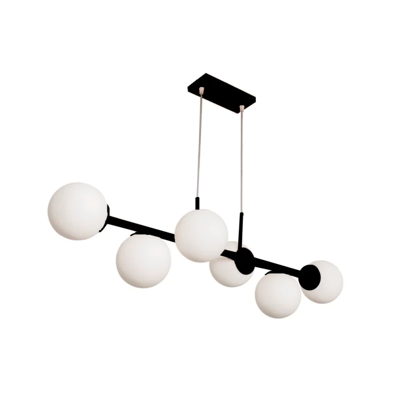 Pendente Usina Mousse Globo Ø120mm 6L G9 266X980X205mm 16821/6