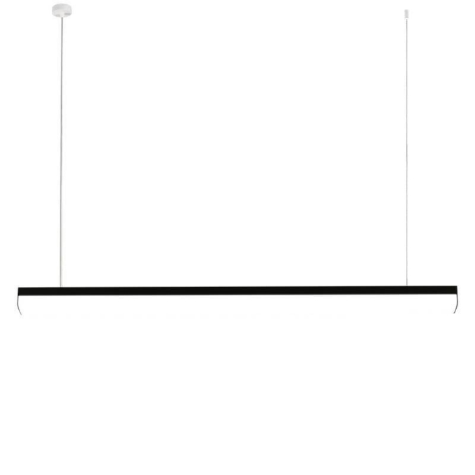 Luminária Led Nordecor Huli 36 watts 3000K Preto Bivolt 1200x60x45mm 4286