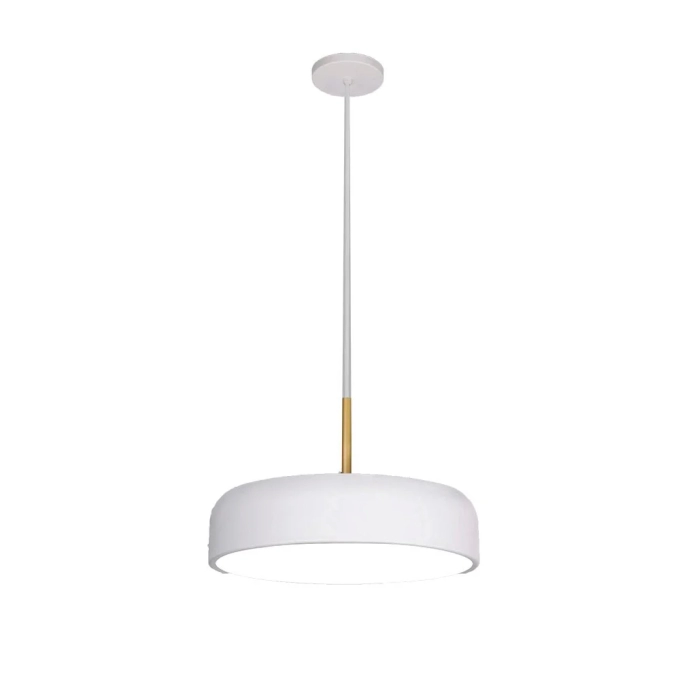 Pendente Usina Titan Difusor Plano 4L E27 Ø400X110mm 16227/40