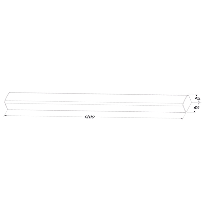 Luminária Led Nordecor Huli 36 watts 4000K Branco Bivolt 1200x60x45mm 4285