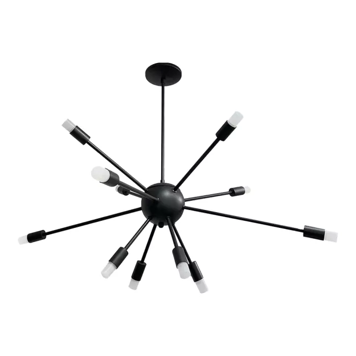 Pendente Usina Sideral Alumínio 60 watts 3000K Ø869X661mm 19720/12LED