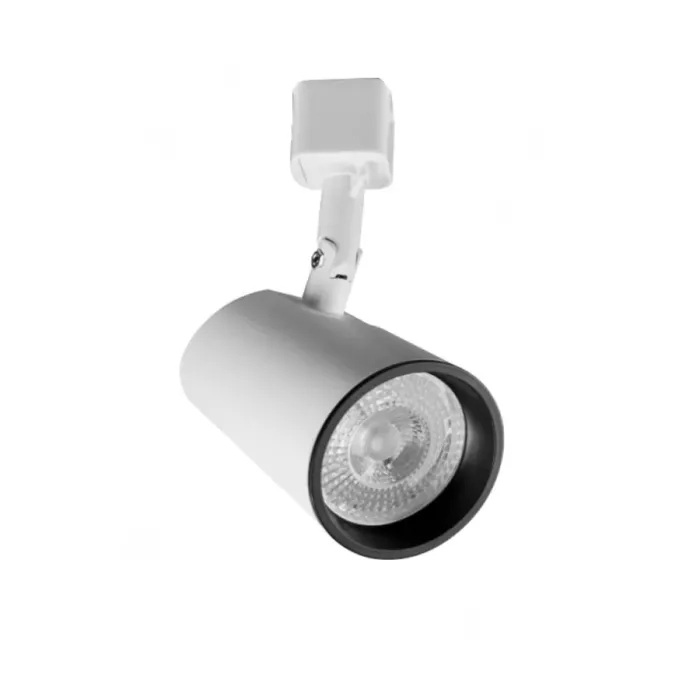 Spot para Trilho Moon Pipe Branco com Fundo Preto PAR30 Ø122x170mm 1010762