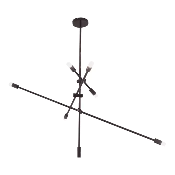 Pendente Usina Cross Haste Fixa 30 watts 4000K Ø110X1217mm 19740/6LED4