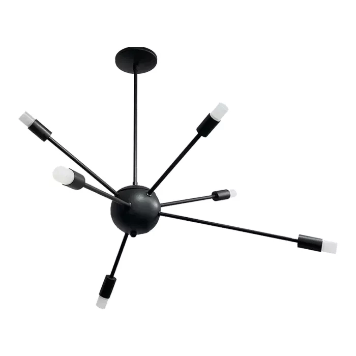 Pendente Usina Sideral Sputnik Alumínio 30 watts 3000K Ø730X620mm 19720/6LED3