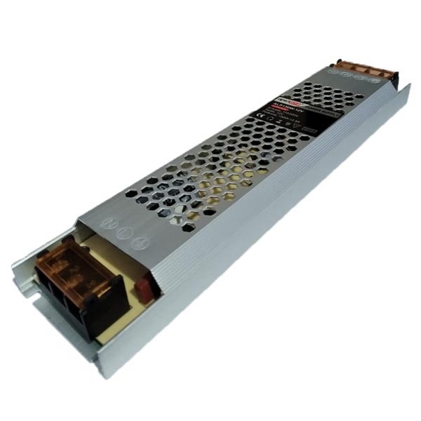 Fonte 24V Slim Alpertone 8,33A 200 watts IP20 Bivolt 315x52x21mm 3001