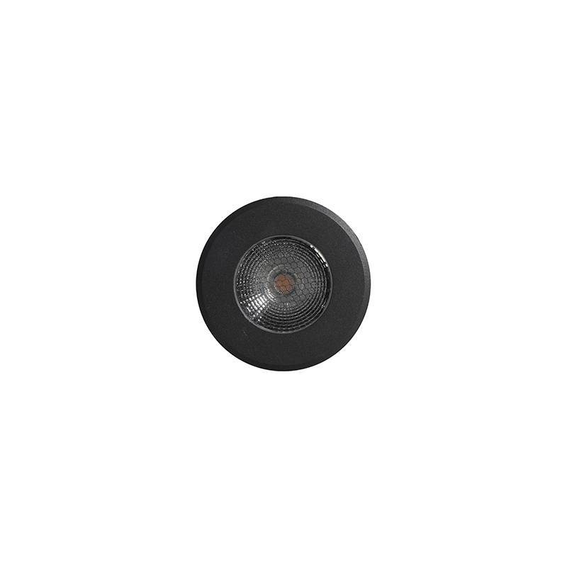 Embutido de Solo Nordecor Senf 10 watts 24° 2700K IP67 Preto Bivolt Ø103x85mm 6849