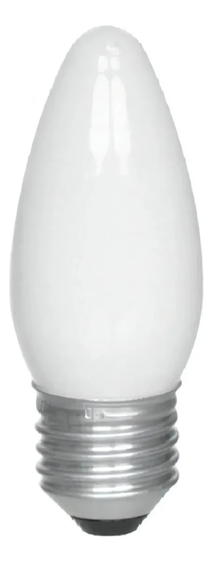 Lâmpada Opus Vela Leitosa Latte Bivolt 4 watts E27 2400K Ø35x123mm OPS 82390