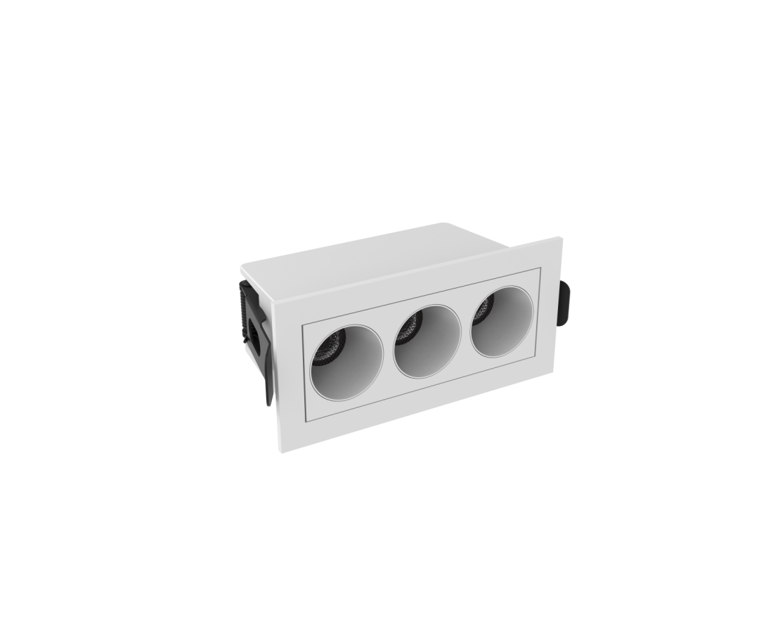 Embutido Alpertone Vision Downlight 6 wattsIRC90 Branco Bivolt 96x46x52mm 
