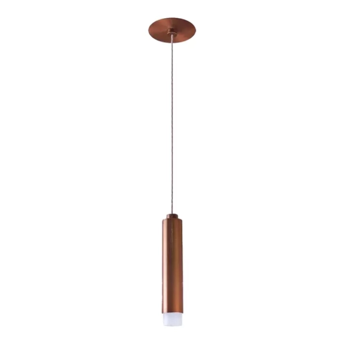 Pendente Usina Cross Alumínio e Acrílico 5 watts 3000K Ø28X154mm 19742/1LED3