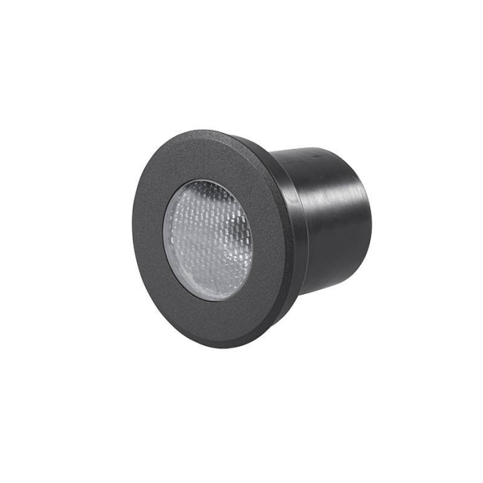 Embutido de Solo Nordecor Senf 10 watts 24° 2700K IP67 Preto Bivolt Ø103x85mm 6849