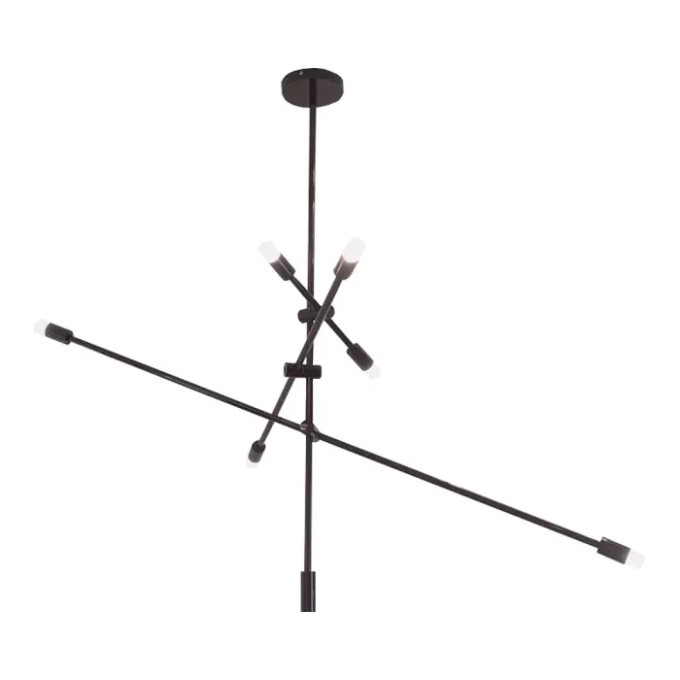 Pendente Usina Cross Haste Fixa 30 watts 4000K Ø110X1217mm 19740/6LED4