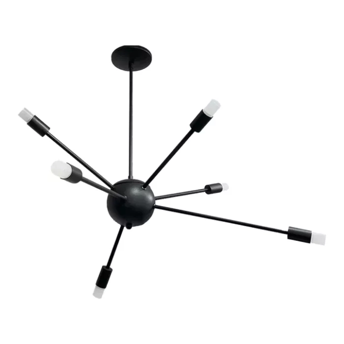 Pendente Usina Sideral Sputnik Alumínio 30 watts 3000K Ø730X620mm 19720/6LED3