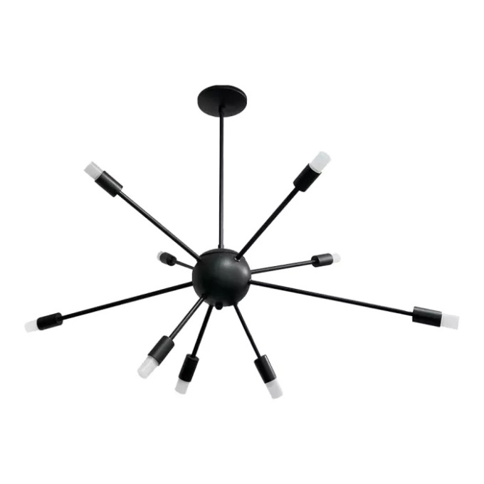 Pendente Usina Sideral Sputnik Alumínio 45 watts 3000K Ø800X620mm 19720/9LED3