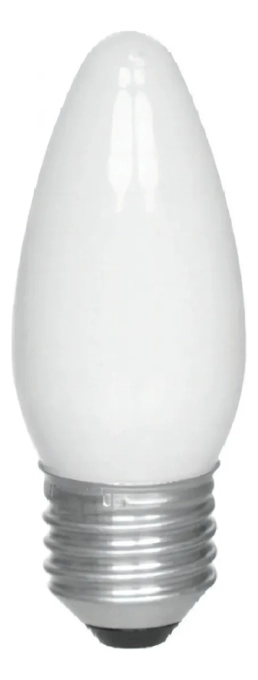 Lâmpada Opus Vela Leitosa Latte Bivolt 4 watts E27 2400K Ø35x123mm OPS 82390