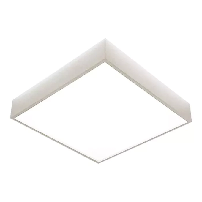 Plafon Usina LED Mold Alumínio 56 watts Bivolt 435X435X92mm 19710/48LED