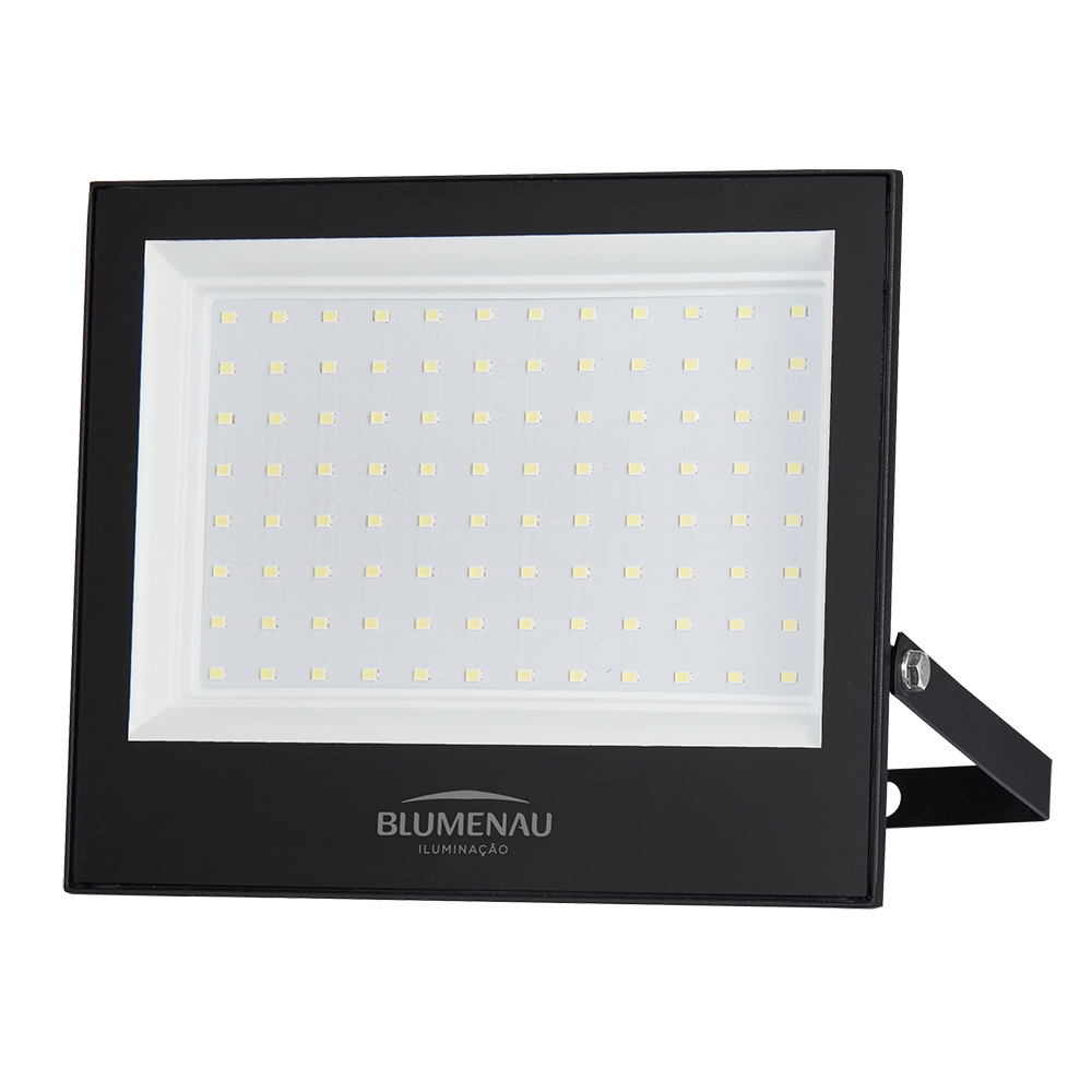Refletor Led Blumenau Play 100 watts 4100K IP66 Alumínio Bivolt 78100400