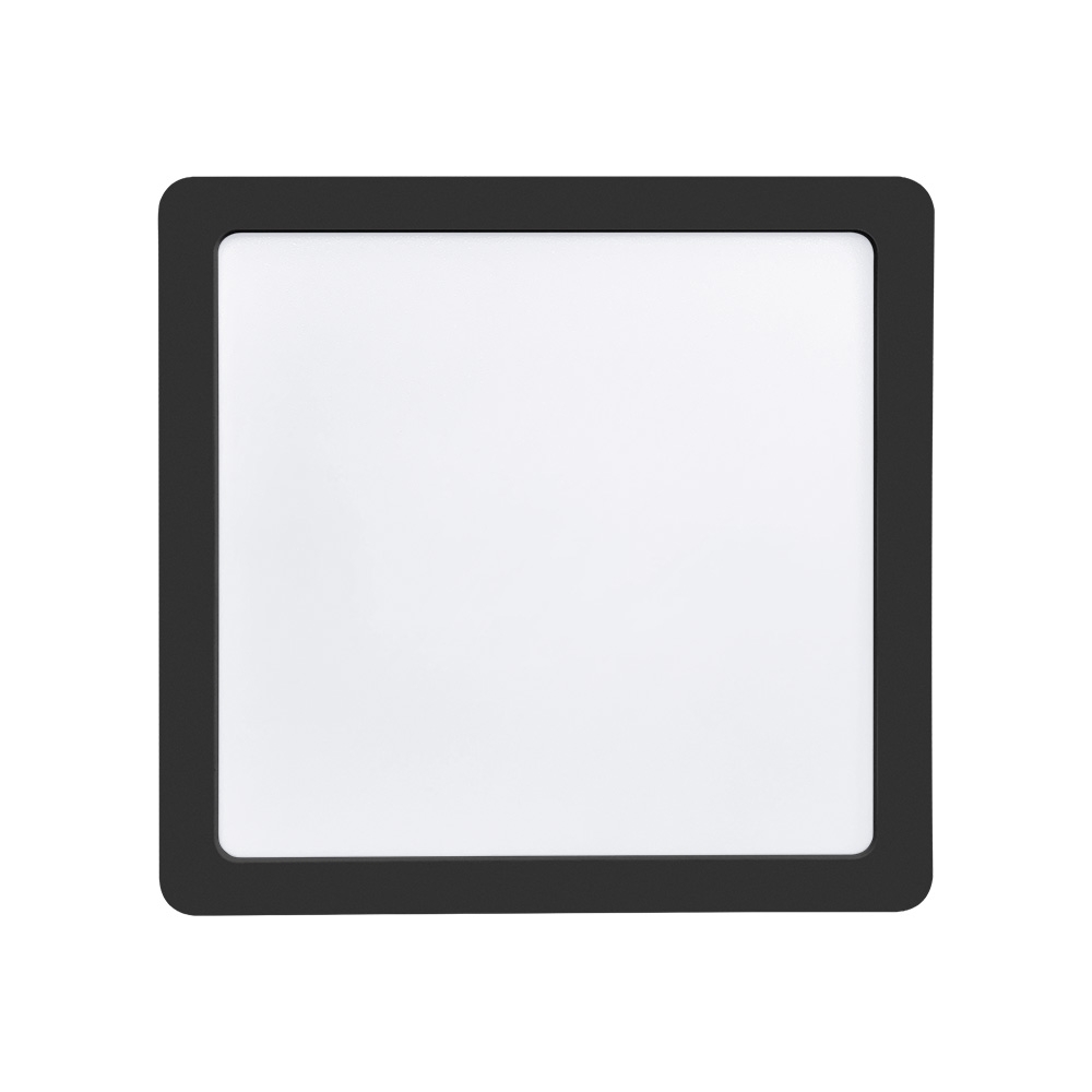 Painel Sobrepor Blumenau Play ABS Preto 18 watts 6500K Branco 210x210x27mm Bivolt 83566001