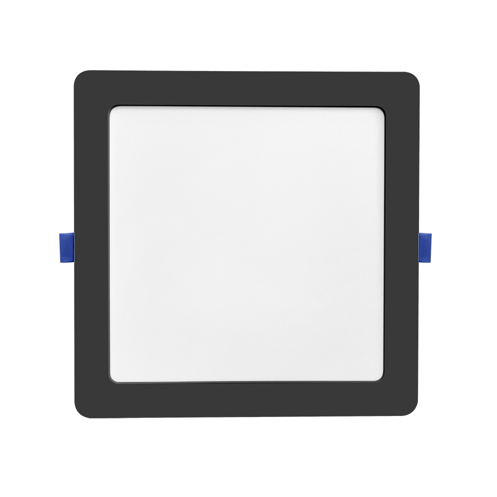 Painel Embutido Blumenau Play ABS Preto 18 watts 6500K 220x220x25mm Bivolt 83546001