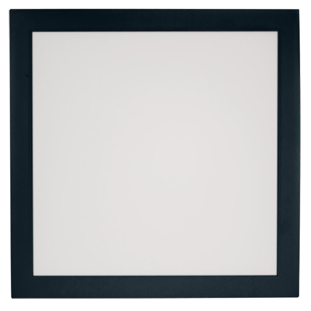 Painel Embutido Blumenau Backlight Preto 32 watts 3000K 400x400x34mm Alumínio Bivolt 83493001