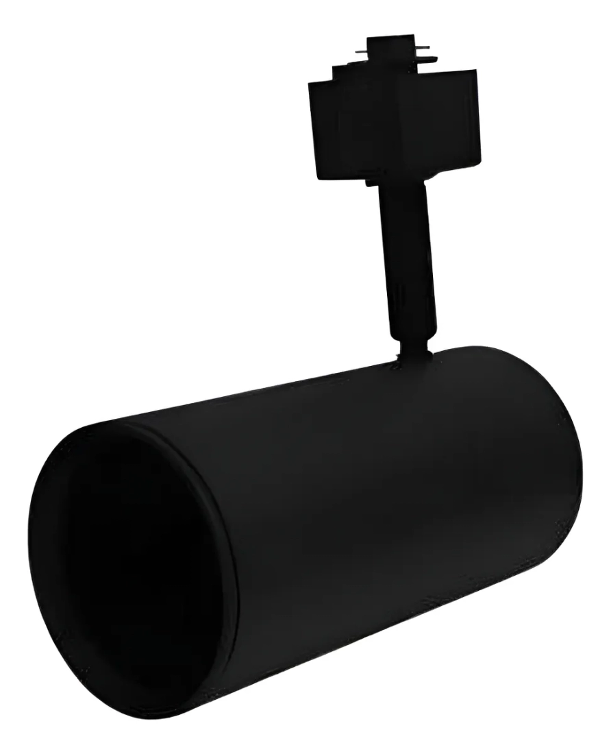 Spot para Trilho Moon Tube Preto PAR20 Ø80x135mm 1011160