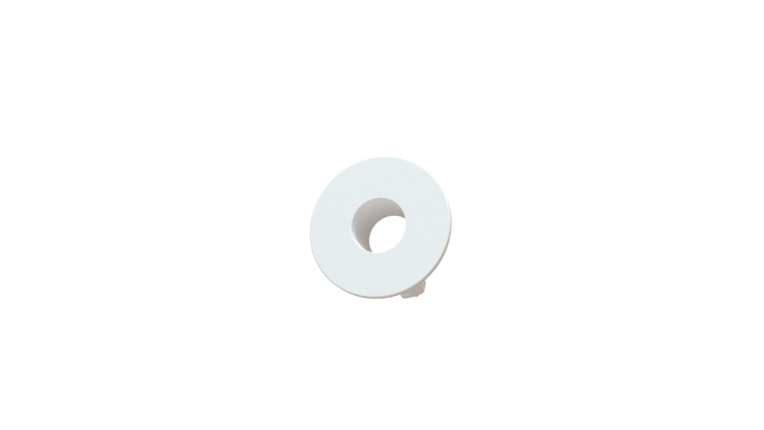 Embutido Moon Olho de Moscou MR11 Redondo ABS Branco 1061431 