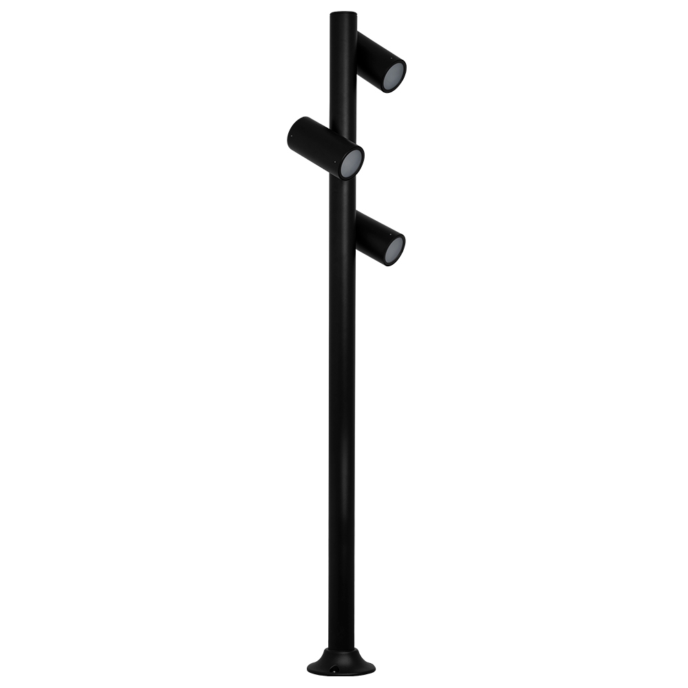 Poste Germany Guben Alumínio Preto 3L Dicróica Ø200x2500mm 35400420-16