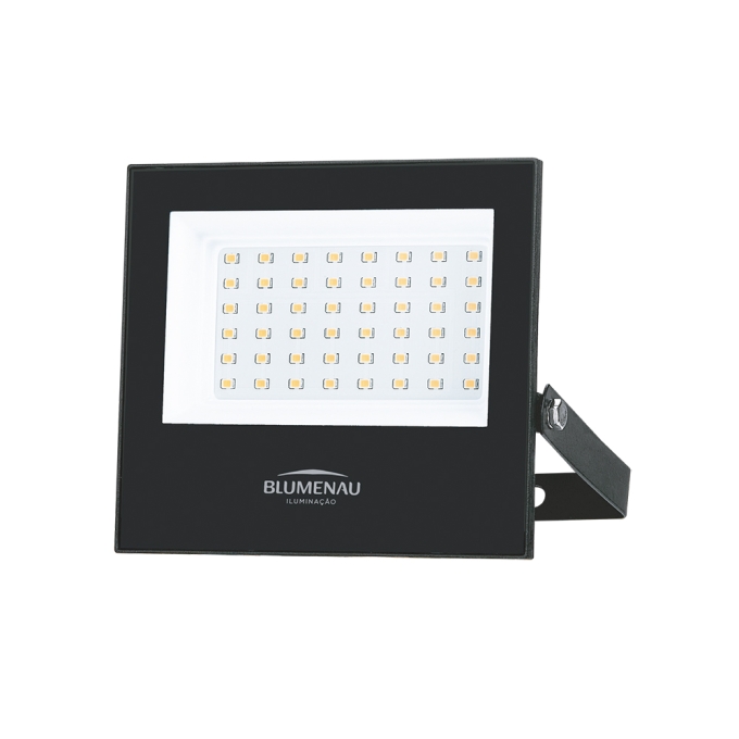 Refletor Led Blumenau Play 50 watts 3000K IP66 Alumínio Bivolt 78503000