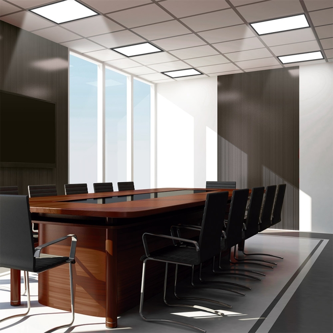 Painel Embutido Blumenau Backlight Preto 32 watts 6500K 400x400x34mm Alumínio Bivolt 83496001