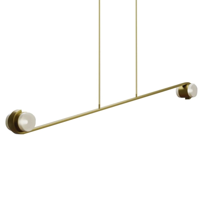 Pendente Usina Bello Curva Superior/Inferior 28 watts 4000K 1400X100X210mm 52090 By Tiago Curioni