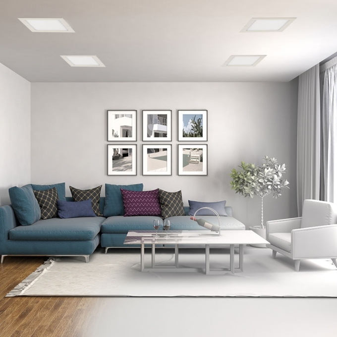 Painel Embutido Blumenau Quadrado Tech 18 watts 6500K 218x218mm 80446004