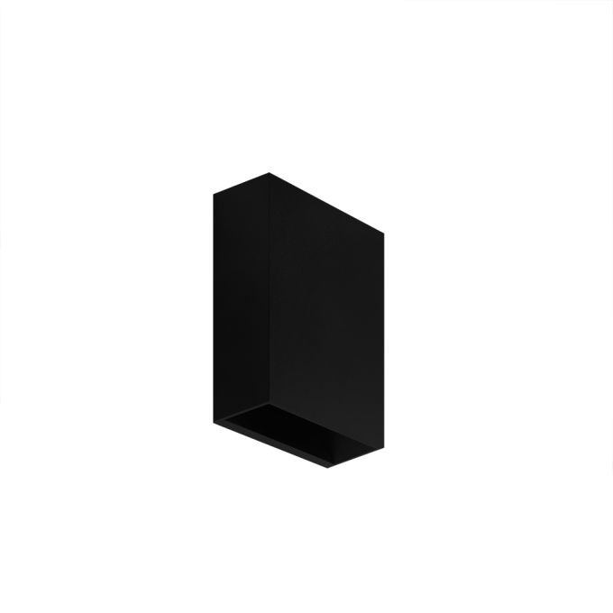 Arandela Blumenau Mince 4 watts Preta 6500K IP65 Bivolt 123x83x30mm 20456016