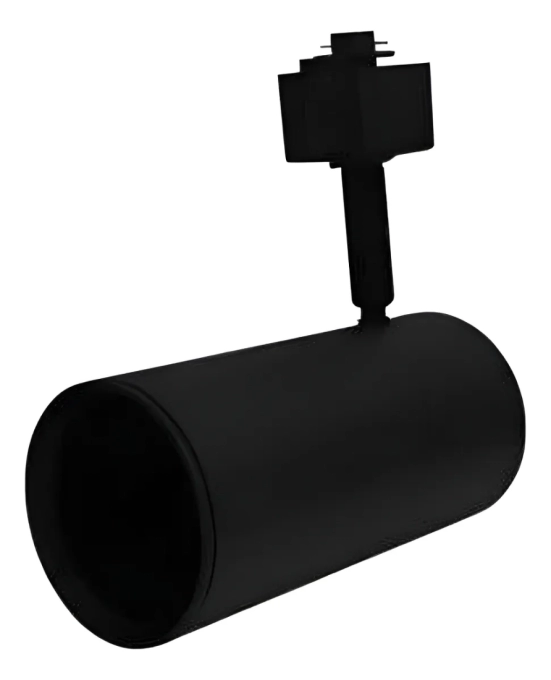 Spot para Trilho Moon Tube Preto AR70 Ø80x135mm 1011165